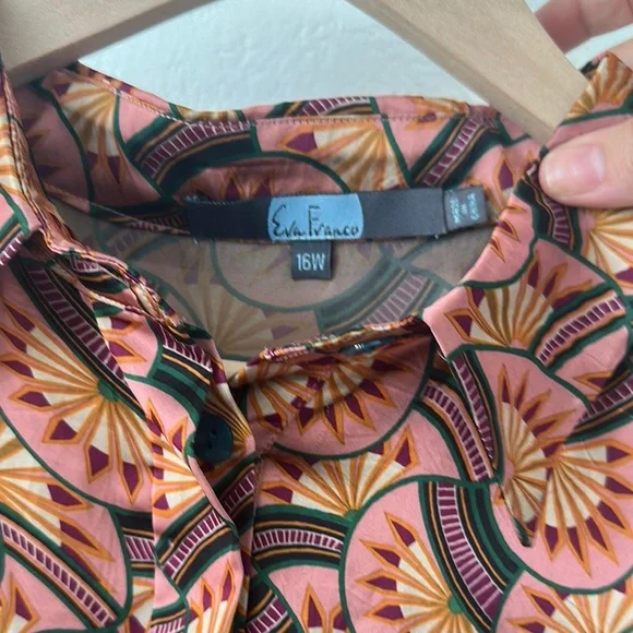 Eva Franco Multicolor High Low Dress - Picture 10 of 16